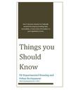 Things You Should Know
